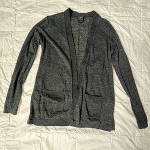 Dark Heather Gray Gap Cardigan